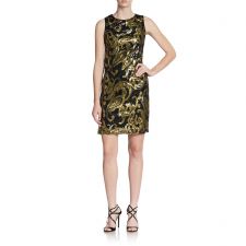 Sequin Paisley Cocktail Dress